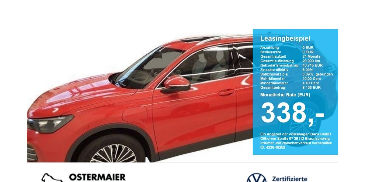 VW Tiguan 11.520 km 43.720 &euro; Mühldorf am Inn 84453