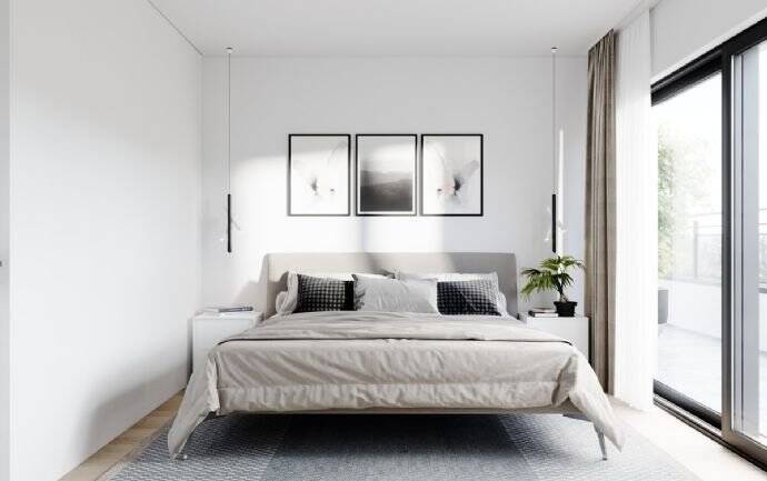 Etagenwohnung Eching - 2 Zimmer, 64 m&sup2;, 534.900&euro; | Angebot:25671556