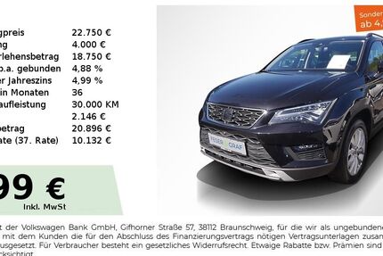 Seat Ateca 102.550 km 22.750 € Lauf an der Pegnitz 91207