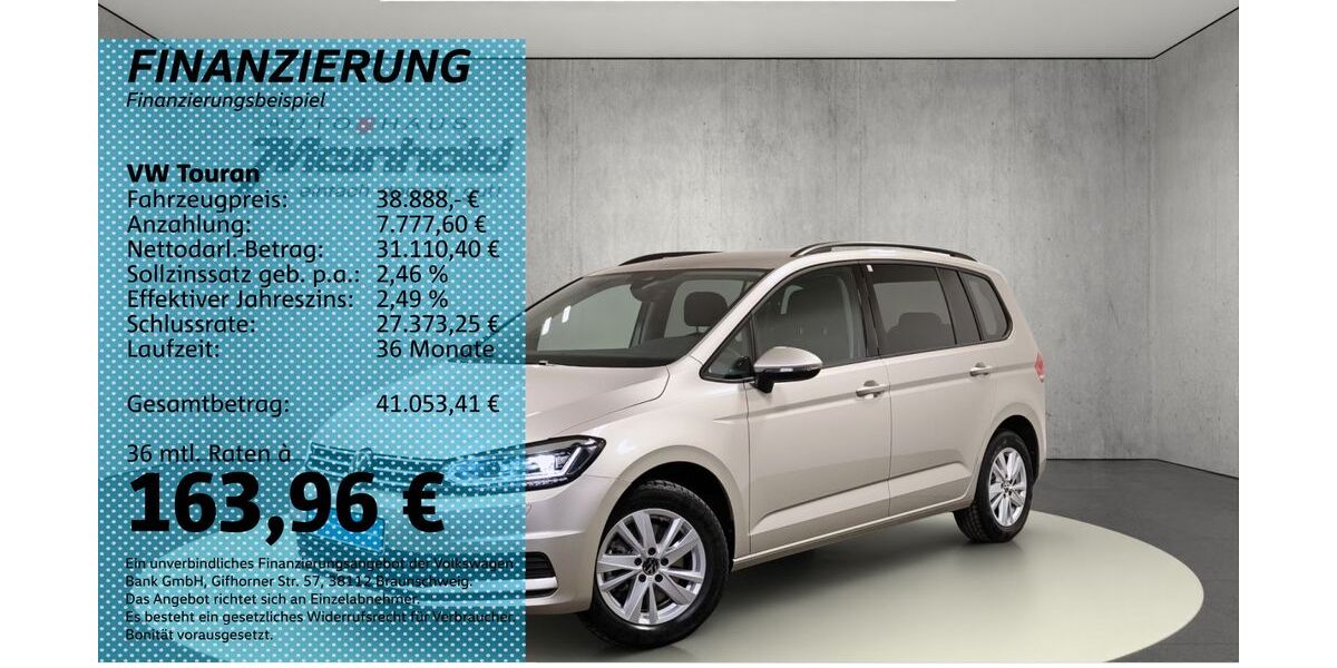 VW Touran 6.950 km 38.888 € Auerbach/Rebesgrün 08209