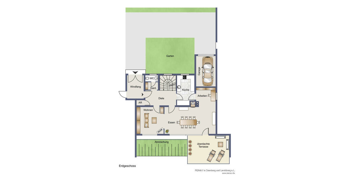 Doppelhaushälfte Grünwald - 7 Zimmer, 200 m&sup2;, 2.690.000&euro; | Angebot:25837357
