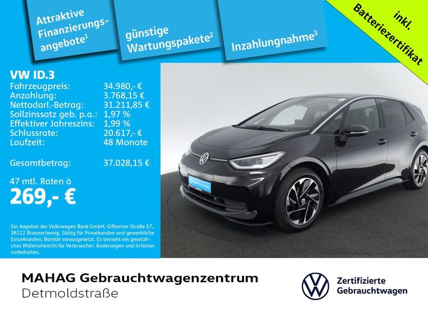 VW ID.3 18.286 km 34.980 € München 80935