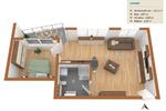 Etagenwohnung Minden Kuhlenkamp - 2 Zimmer, 46 m&sup2;, 449&euro; | Angebot:26375752