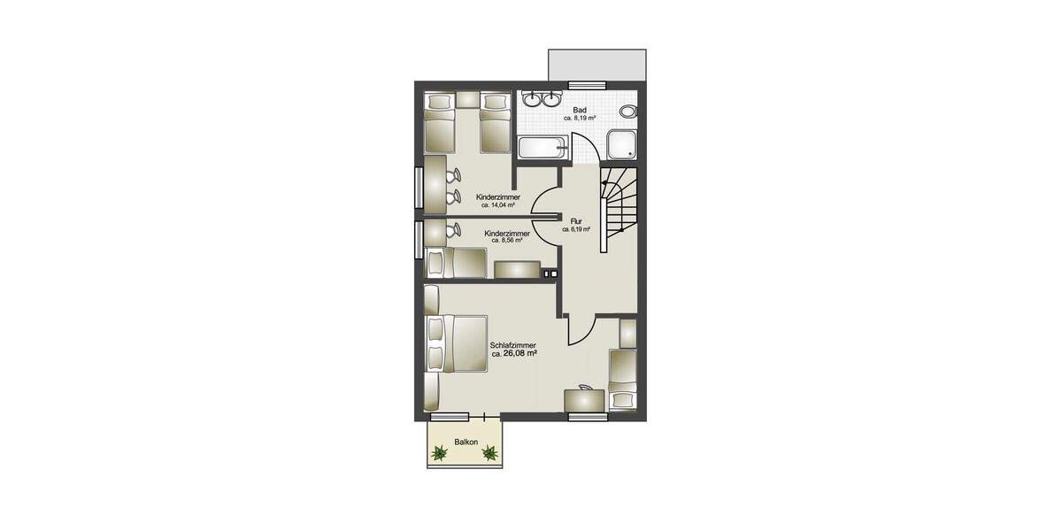 Doppelhaushälfte Augsburg Göggingen - 7 Zimmer, 145 m&sup2;, 599.000&euro; | Angebot:25066594