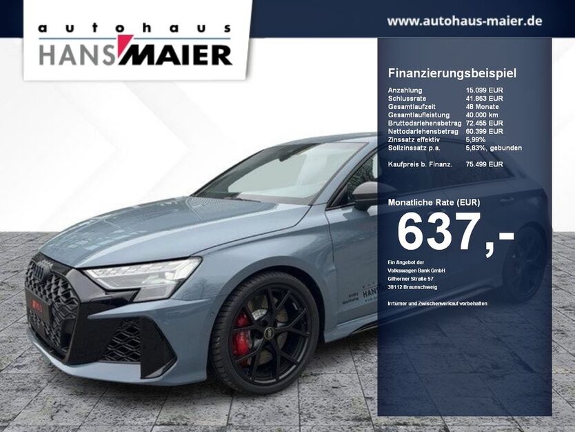 Audi RS3 6.000 km 75.299 € Erding 85435