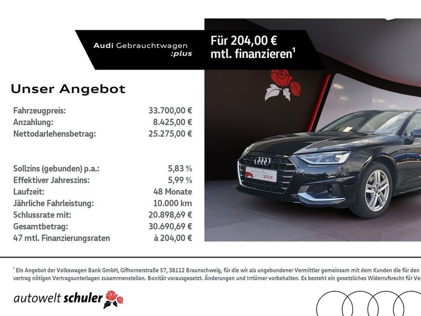 Audi A4 23.002 km 33.700 € Villingen-Schwenningen 78052