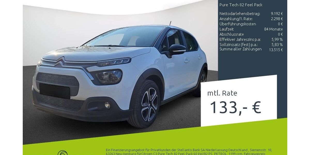 Citroen C3 18.417 km 11.490 &euro; Dülmen 48249