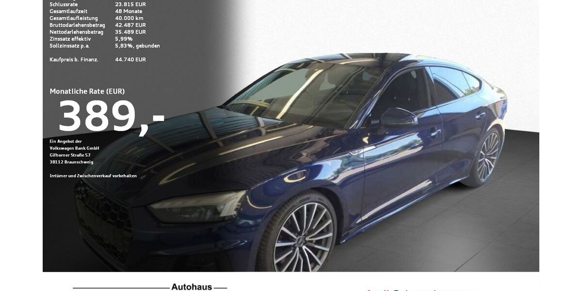 Audi A5 59.775 km 44.740 &euro; Ravensburg 88214