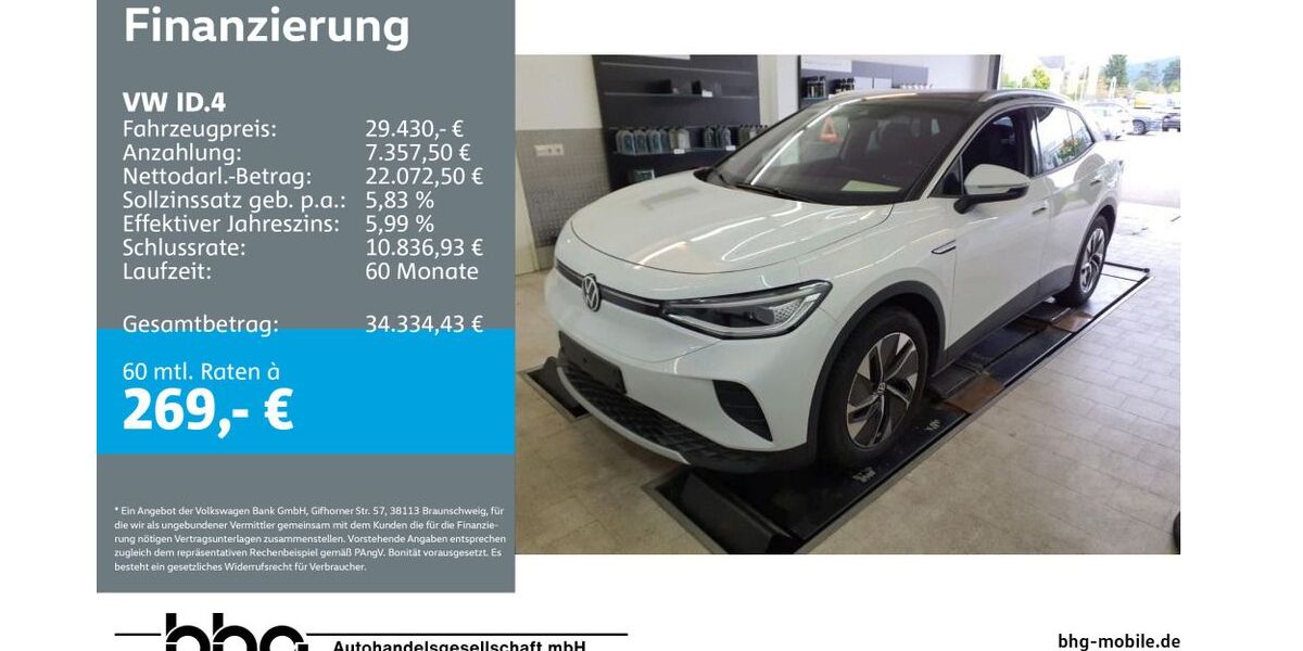 VW ID.4 34.554 km 28.930 &euro; Ettlingen 76275