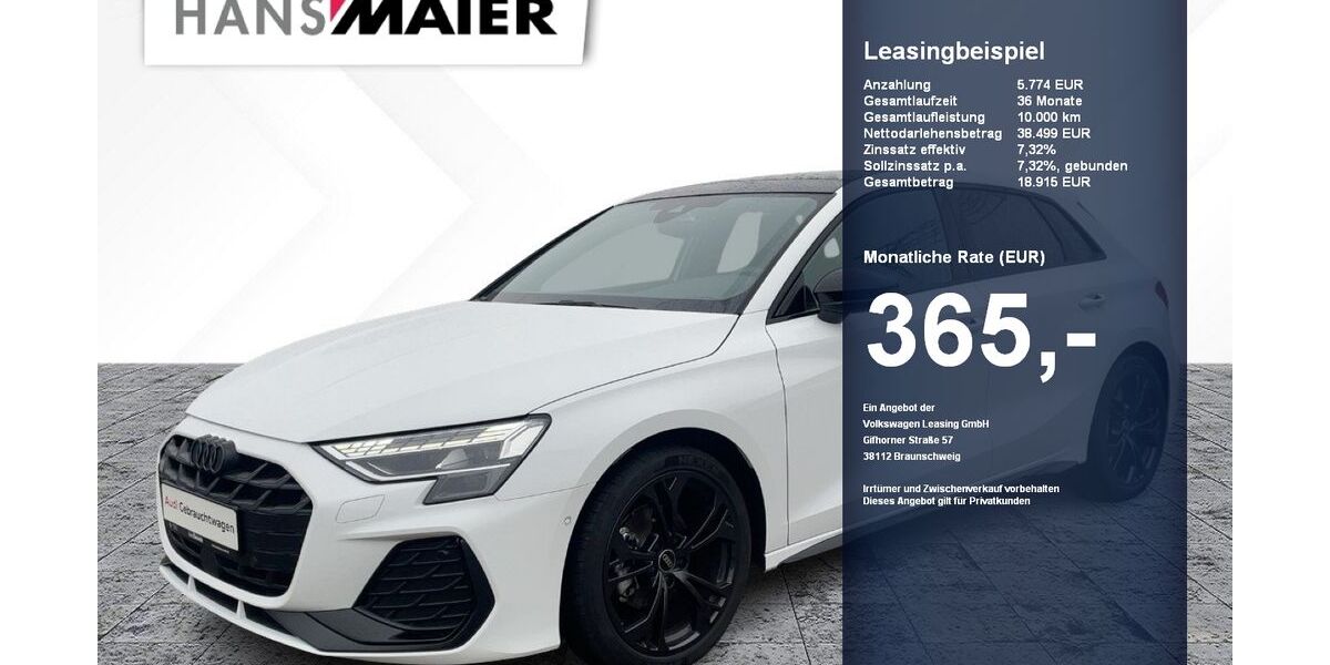 Audi A3 3.878 km 37.499 &euro; Erding 85435