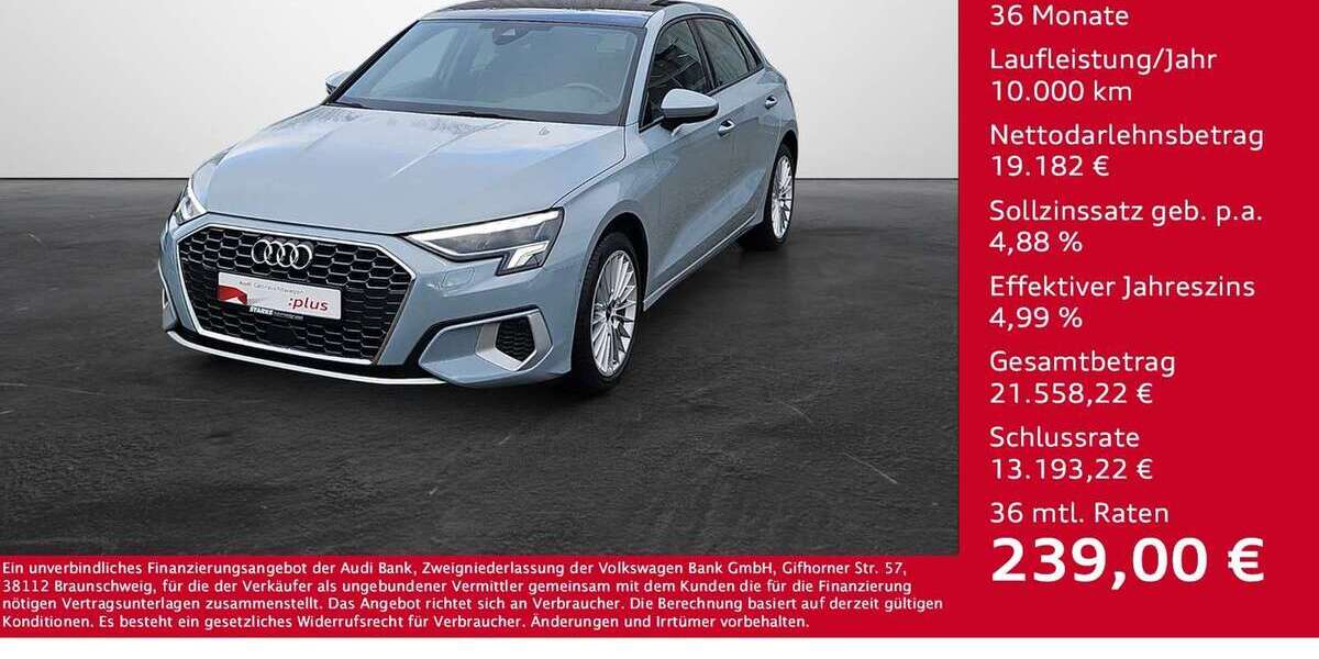 Audi A3 50.500 km 23.850 &euro; Osnabrück 49080