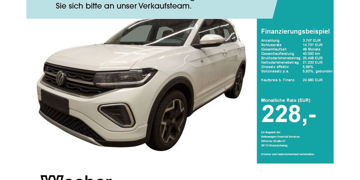 VW T-Cross 9.259 km 24.880 &euro; Weil der Stadt 71263