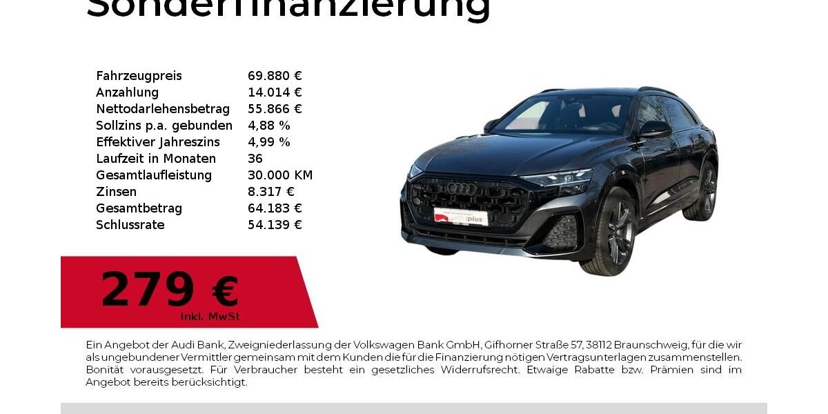 Audi Q8 25.980 km 69.880 &euro; Dessau-Roßlau 06844