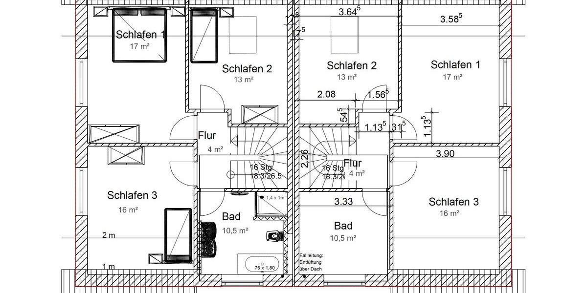 Einfamilienhaus Bösel - 6 Zimmer, 138 m&sup2;, 1.285&euro; | Angebot:26417088