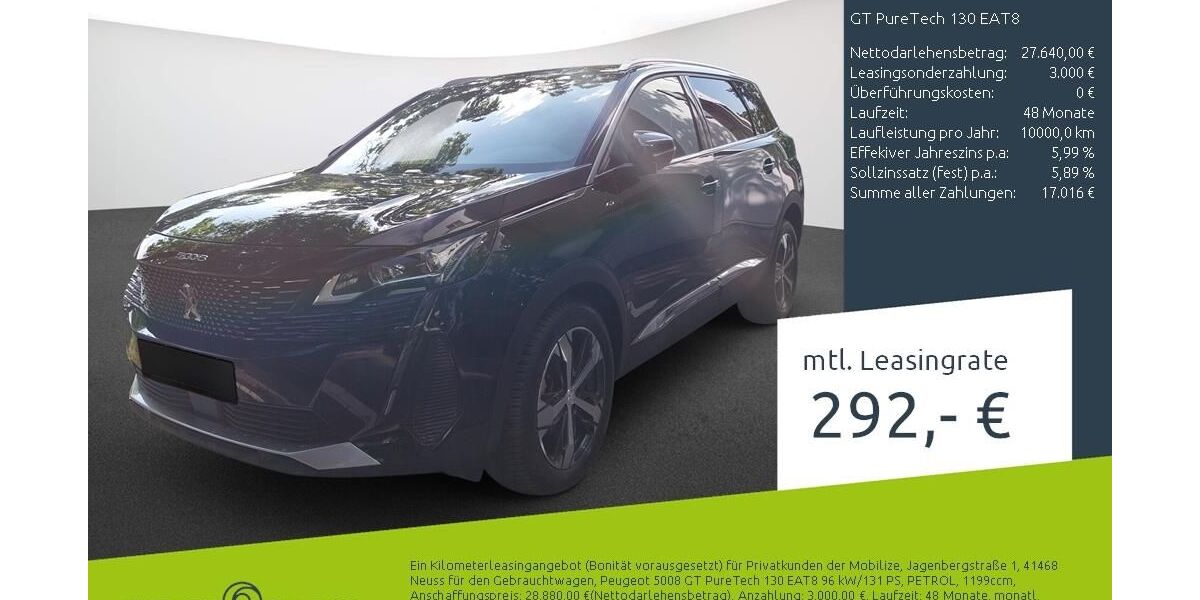 Peugeot 5008 19.825 km 27.860 &euro; Borken 46325