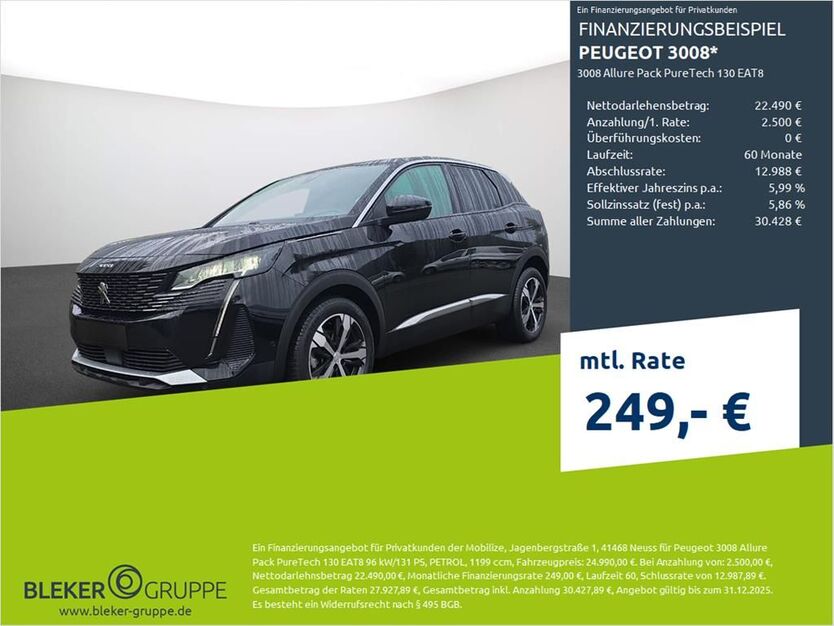 Peugeot 3008 20.809 km 24.990 € Borken 46325