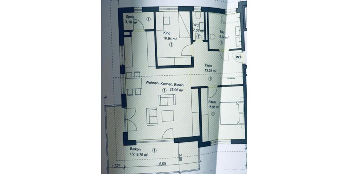 Mietwohnung Penthouse Engen 3.5 zimmer