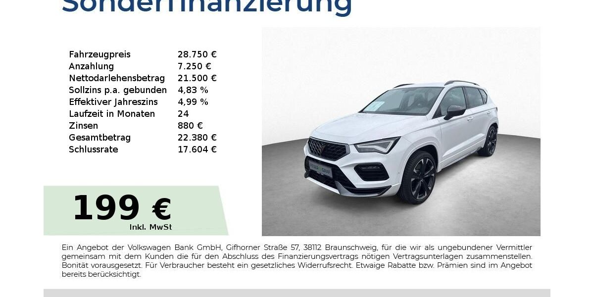 Cupra Ateca 43.900 km 28.750 &euro; Roth 91154