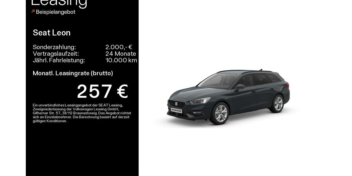 Seat Leon 1.001 km 31.990 &euro; Haßfurt 97437