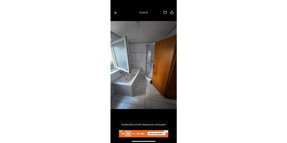 Etagenwohnung Burkardroth - 2 Zimmer, 80 m&sup2;, 500&euro; | Angebot:24524278