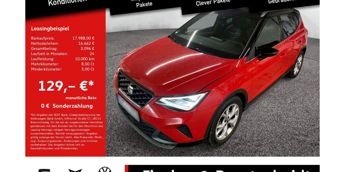 Seat Arona 24.265 km 17.988 &euro; Lohmar 53797