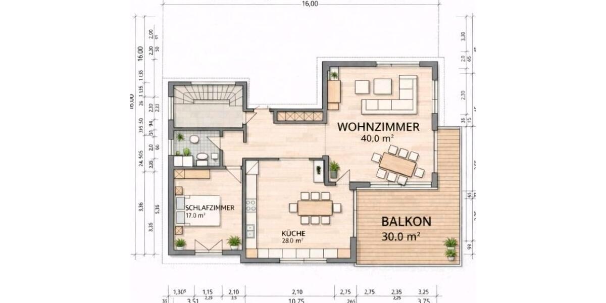 Etagenwohnung Sennfeld - 6 Zimmer, 115 m&sup2;, 1.600&euro; | Angebot:25962943