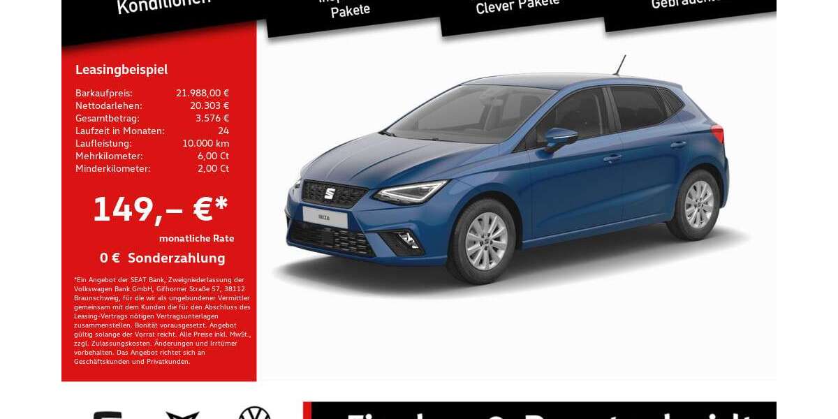 Seat Ibiza 15.036 km 21.988 &euro; Lohmar 53797