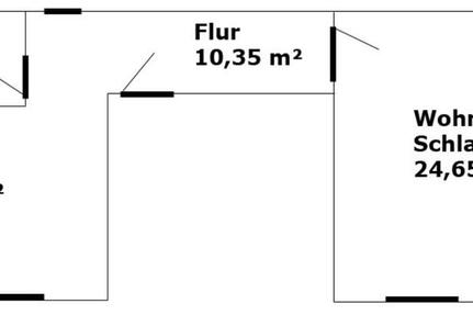 1-Zimmer-Mietwohnung