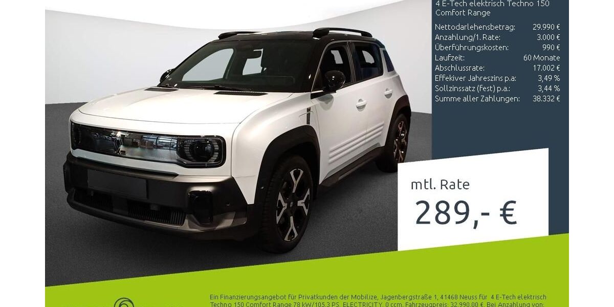 Renault R 4 1.500 km 31.440 &euro; Bremen 28207