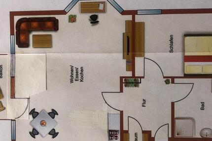 Wohnung Bergatreute - 2 Zimmer, 58 m&sup2;, 179.000&euro; | Angebot:27021318