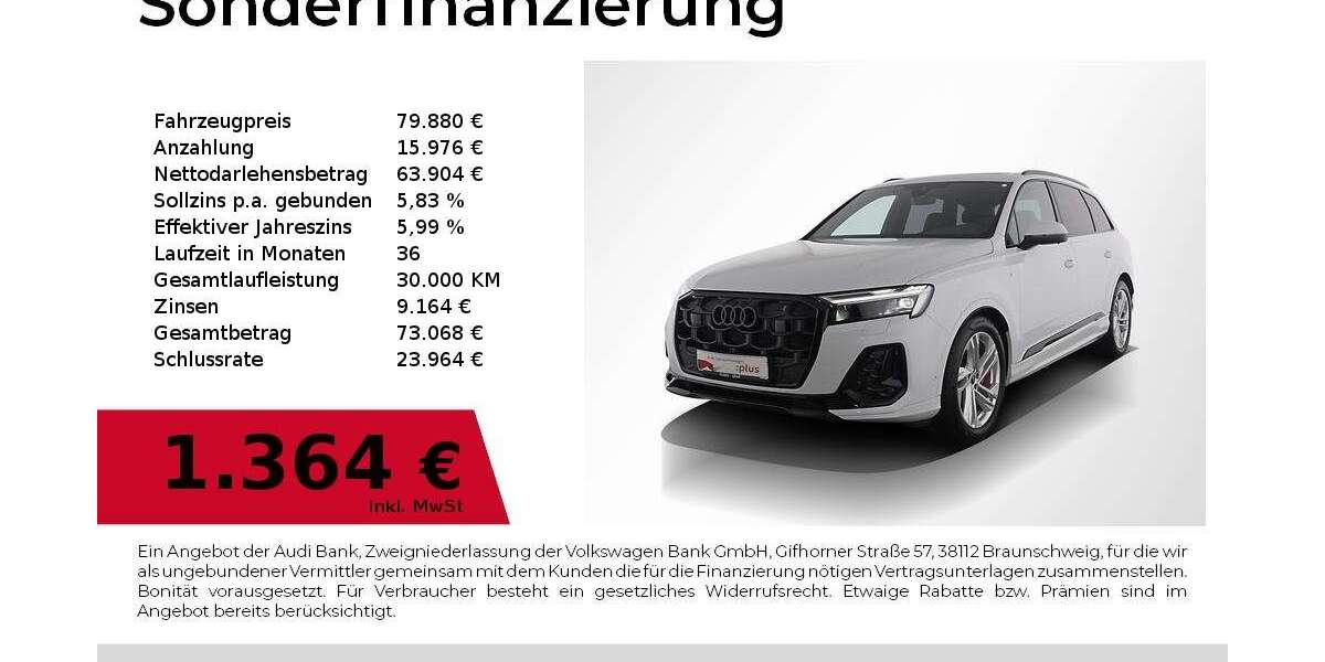 Audi Q7 9.100 km 79.880 &euro; Nürnberg 90441