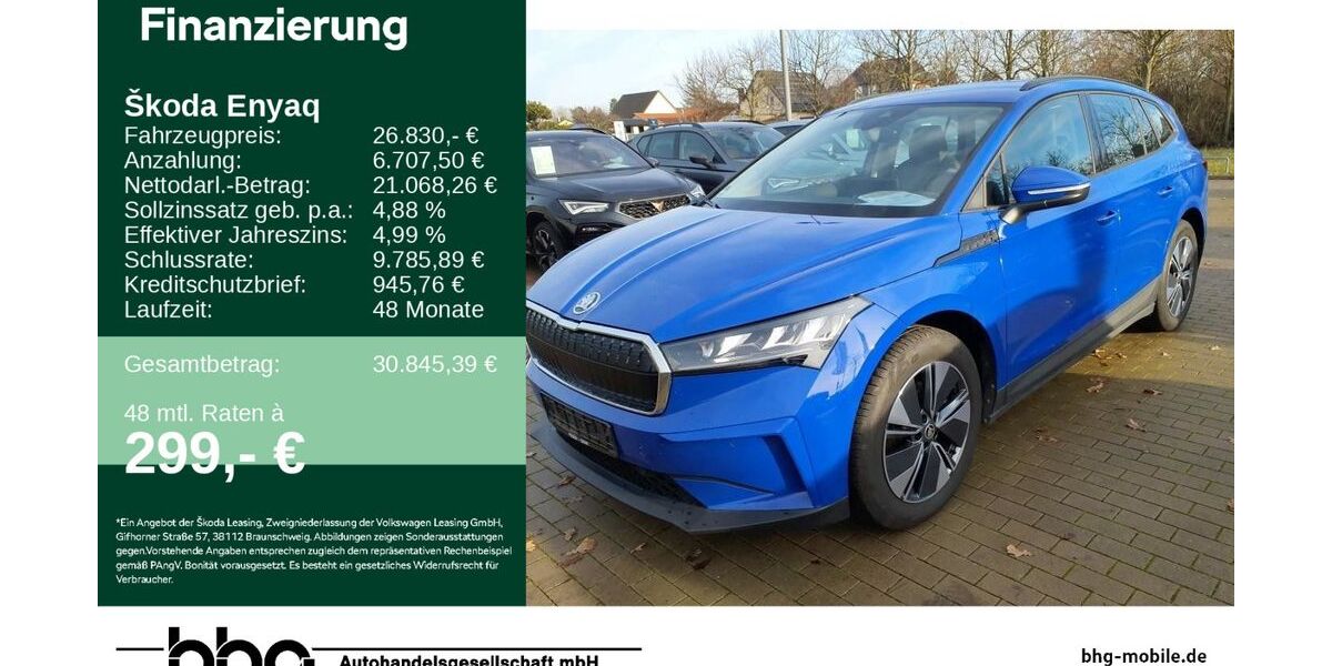 Skoda Enyaq 20.652 km 26.830 &euro; Freiburg 79115