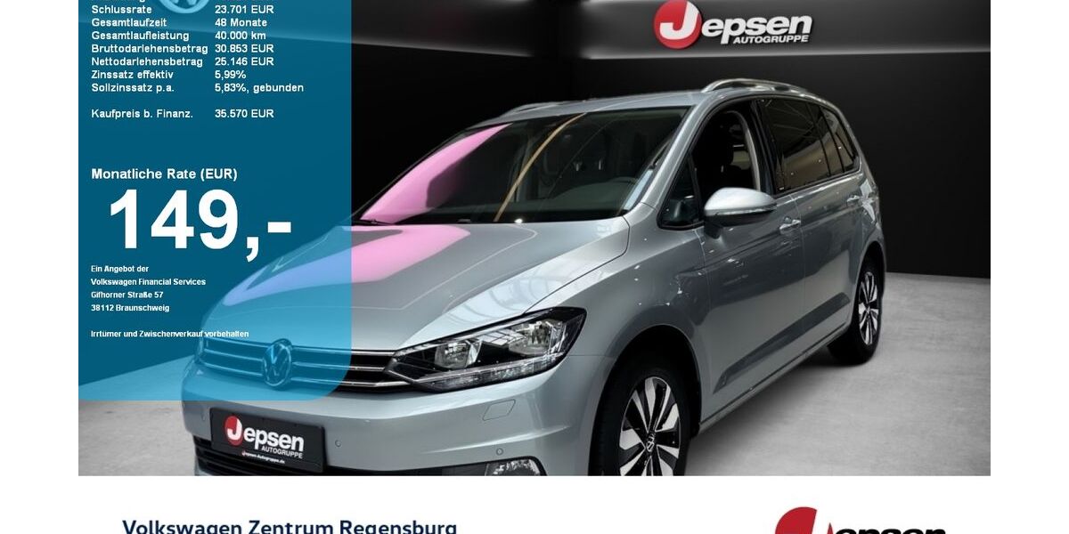 VW Touran 9.900 km 35.570 &euro; Regensburg 93053