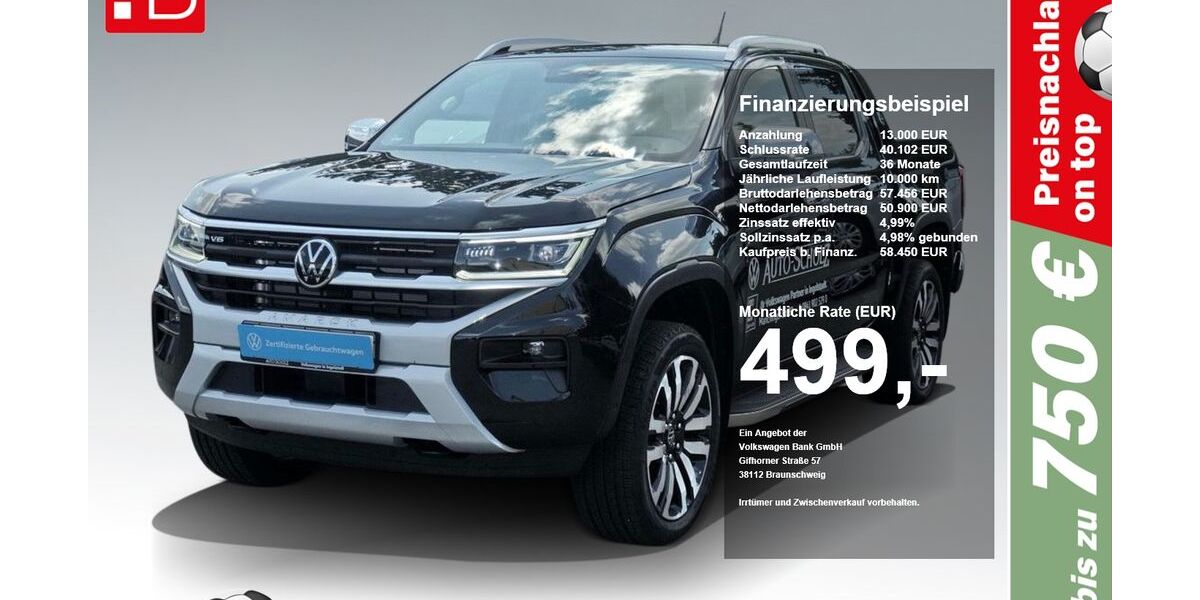 VW Amarok 8.458 km 56.950 &euro; Ingolstadt 85053