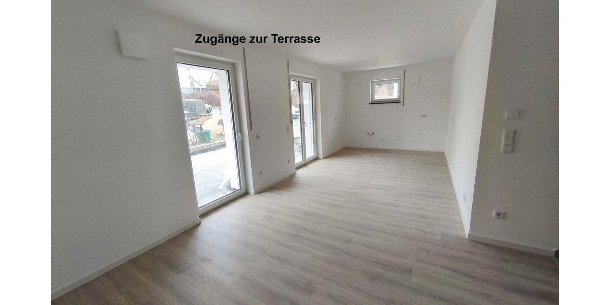 Erstbezug 2-Zi-Whg. mit 70,5 m² WFL KfW-40 -QNG zertifiziert nachhaltig gebaut-energieeffizient-förderfähig und mit echtem Zukunftswert! - Erdgeschoßwohnung Windischeschenbach | Angebot:23055178