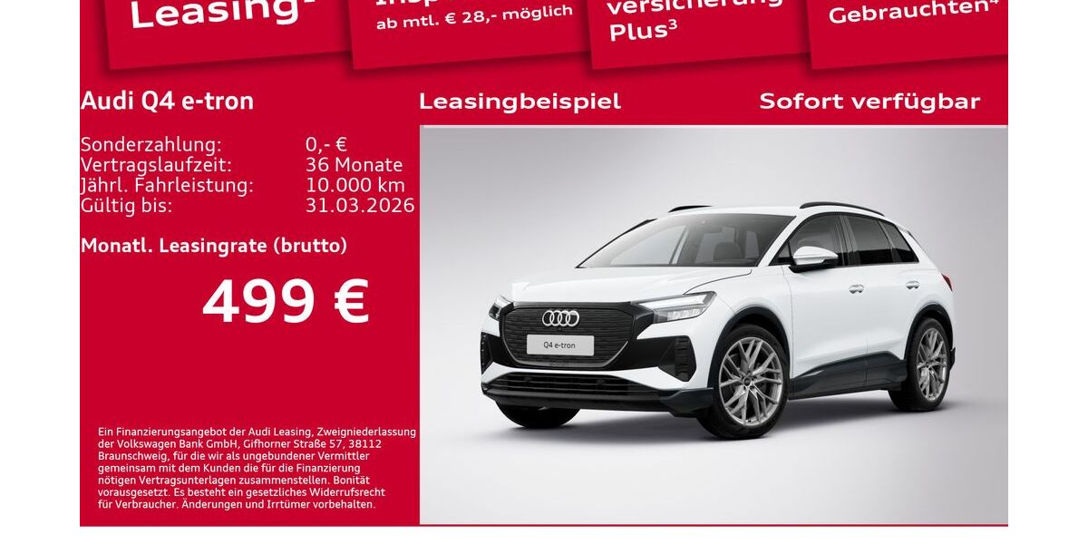 Audi Q4 e-tron 5.439 km 48.800 &euro; Berlin 10587