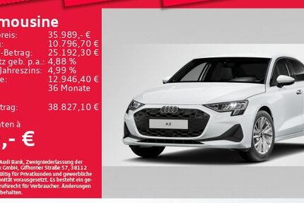 Audi A3 9.370 km 35.989 &euro; Eching 85386