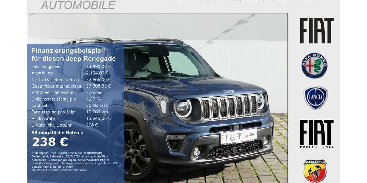 Jeep Renegade 21.698 km 24.490 &euro; Völklingen 66333