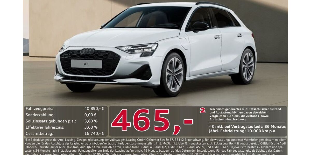 Audi A3 7.042 km 40.890 &euro; Ingolstadt 85057