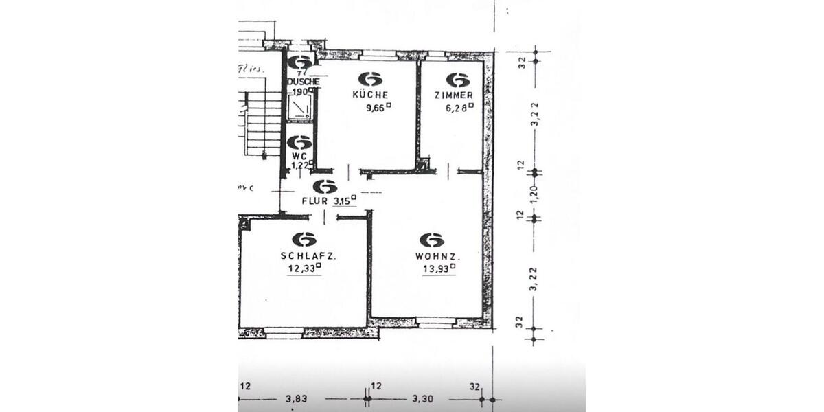 Erdgeschoßwohnung Stadtoldendorf - 3 Zimmer, 60 m&sup2;, 70.000&euro; | Angebot:26763213