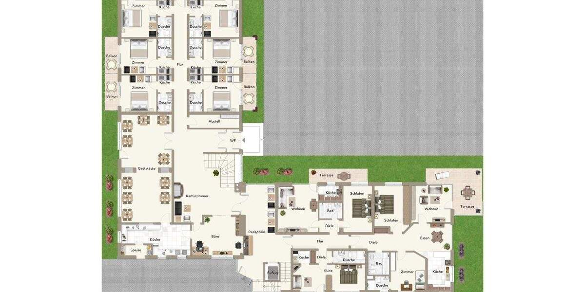 Gewerbeobjekt Bad Birnbach Asenham - 2 Zimmer, 1.850.000&euro; | Angebot:24115459