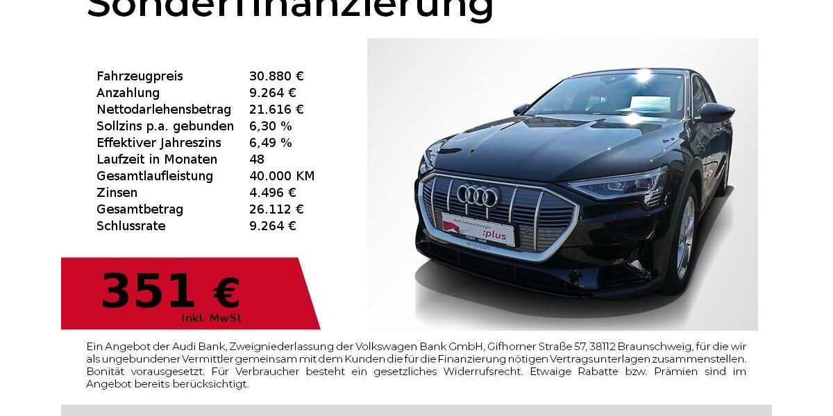 Audi e-tron 41.400 km 30.880 &euro; Lauf an der Pegnitz 91207