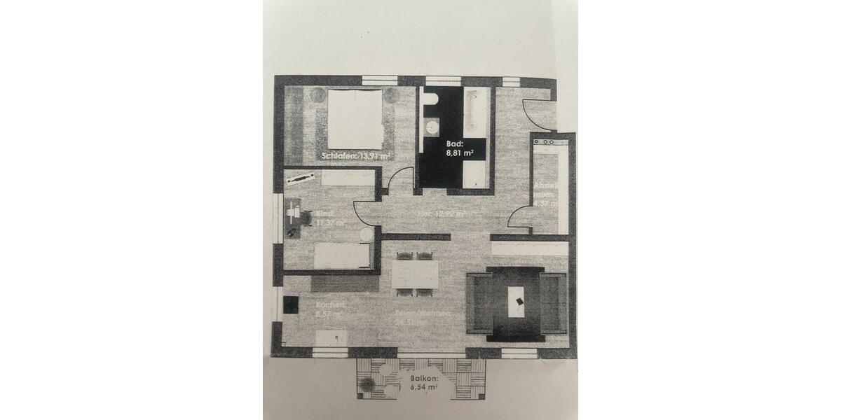 Etagenwohnung Beilngries - 3 Zimmer, 87 m&sup2;, 1.100&euro; | Angebot:26387081