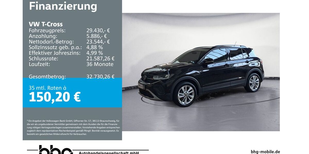 VW T-Cross 8.509 km 28.890 &euro; Ettlingen 76275