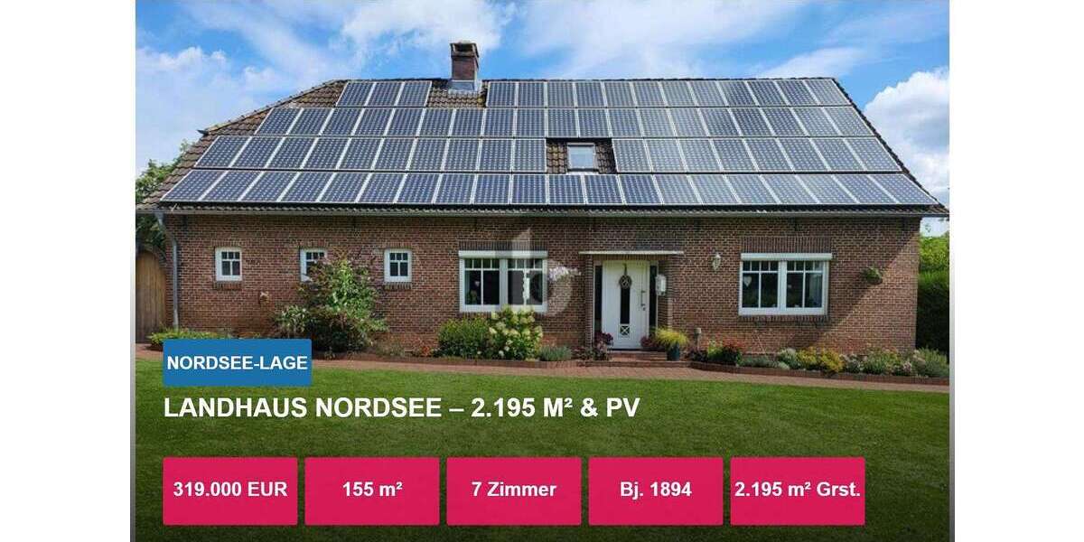 Einfamilienhaus Wangerland - 7 Zimmer, 155 m&sup2;, 319.000&euro; | Angebot:26989940