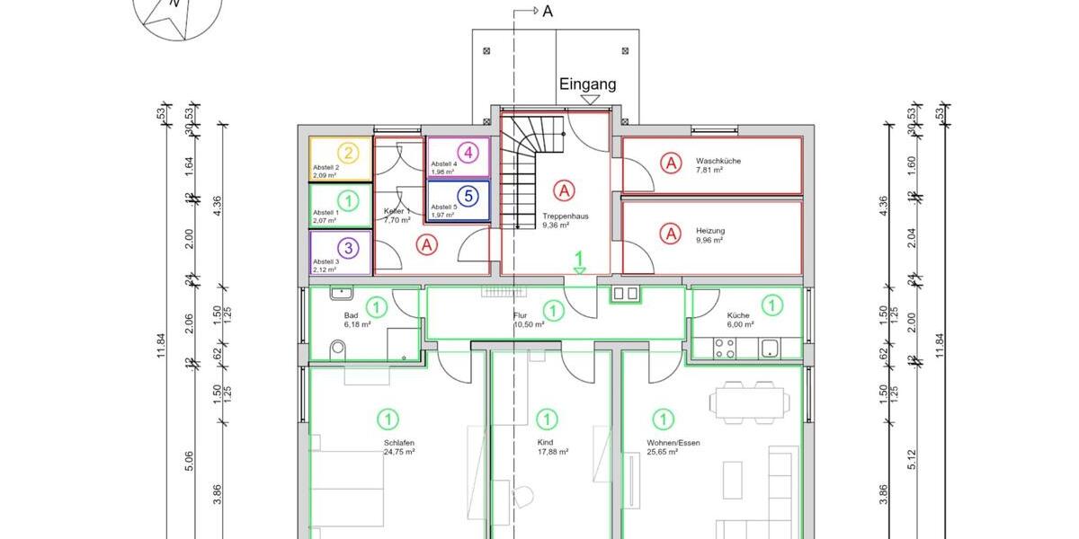 Erdgeschoßwohnung Lahntal - 3 Zimmer, 108 m&sup2;, 270.000&euro; | Angebot:26678970