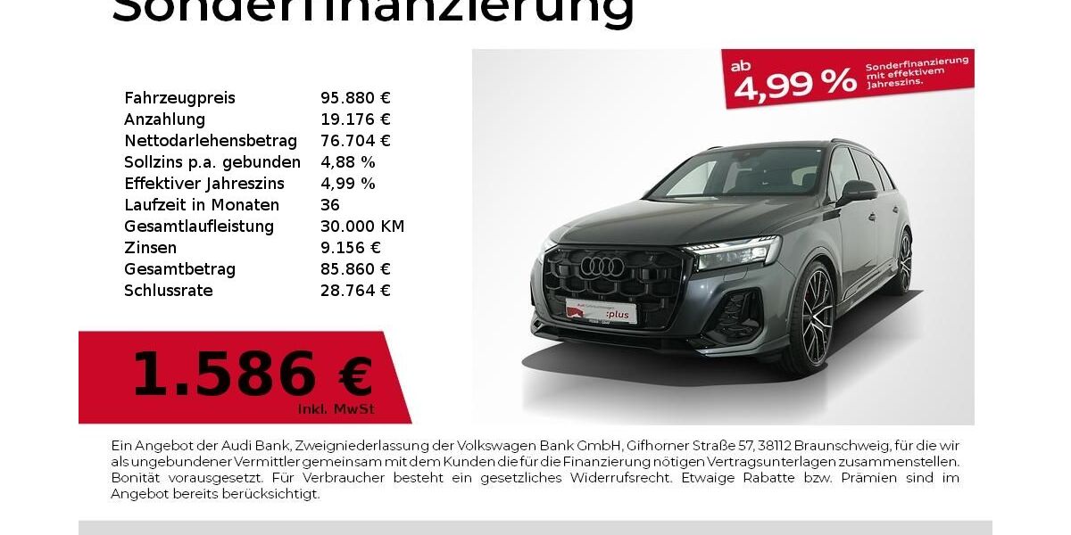 Audi Q7 11.500 km 95.880 &euro; Nürnberg 90441