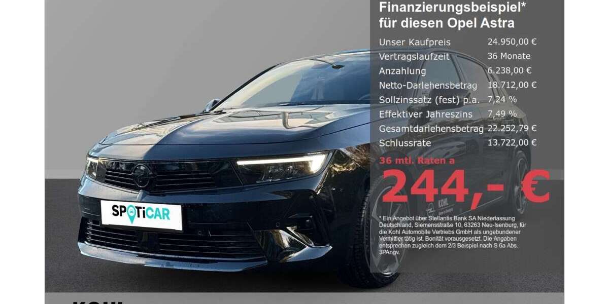 Opel Astra 4.300 km 24.950 &euro; Aachen 52078