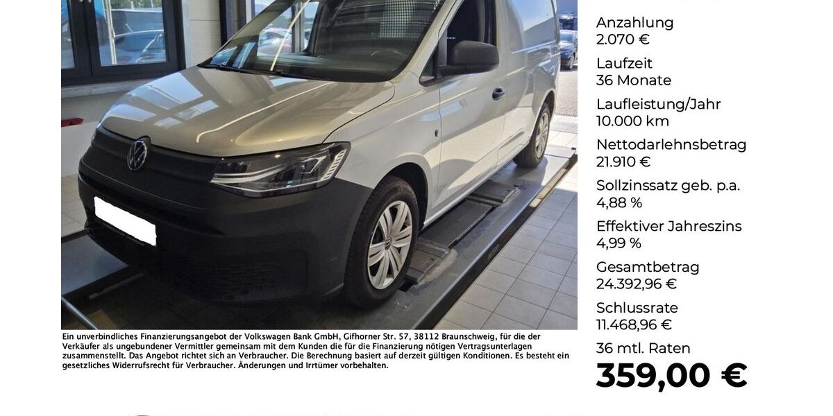 VW Caddy Maxi 44.062 km 23.320 &euro; Vechta 49377