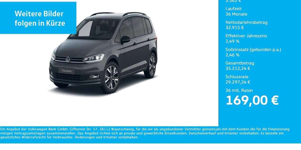 VW Touran 7.819 km 36.477 &euro; Dortmund 44141